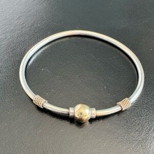 Cape Cod Screwball Ball Gold Rope Bracelet